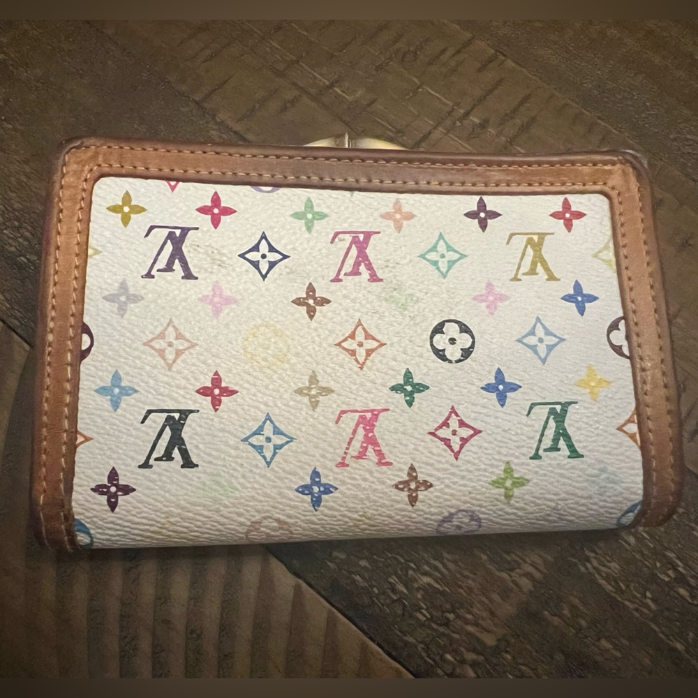 Louis Vuitton Colorful Monogram Compact Wallet - Picture 2 of 9